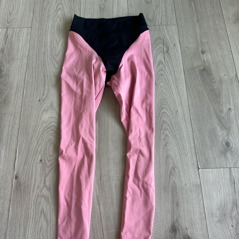 Stylish Pink and Black Women's Leggings